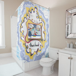 2 Minutes For Hooking | Literal Wordplay シャワーカーテン