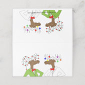 2 Moose Holiday Place Card プレイスカード (外部開封)