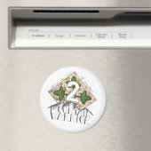 2 Mountain Warrior Fort Carson Refrigerator Magnet マグネット (インサイチュ (食洗機))