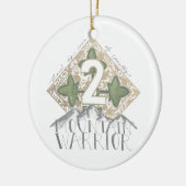 2 Mountain Warrior Post-Its セラミックオーナメント (左)