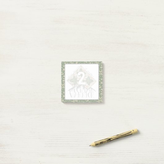 2 Mountain Warrior Post-Its ポストイット (デスク上)