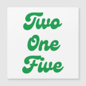 2 One 5フィリー市外局番 (正面)