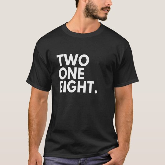 2 ONE 8 Area Code 218 Duluth MN Minnesota US Tシャツ (正面)