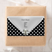 2 「Order エレガント White Black」 2 Label Address ラベル (インサイチュ)