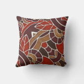 #2 Oviattの建物からの1928年のDecoのガラスパネル クッション (裏面)