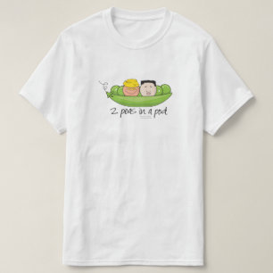 2 Peas in a pod – 自分の文字を追加! Tシャツ