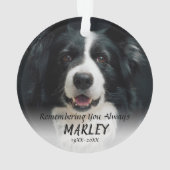 2 Pet Memorial 2021クリスマス オーナメント (裏面)