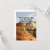 2 Peter 1:17 KJVフラットグリーティングカード カード (正面/裏面インサイチュ)