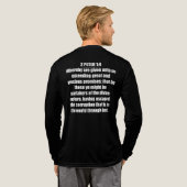 2 Peter 1:4 貴重な約束 神の性質 KJV トライブレンドTシャツ (背面全体)