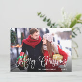 2 PHOTOメリーモダンクリスマスグリーティング シーズンカード (スタンド正面)