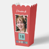 2 photo add name 18th *任意の年齢パープルポップコーン フェイバーボックス (裏面)