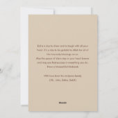 2 Photo Collage Mosque Silhouette Eid Mubarak Card シーズンカード (裏面)