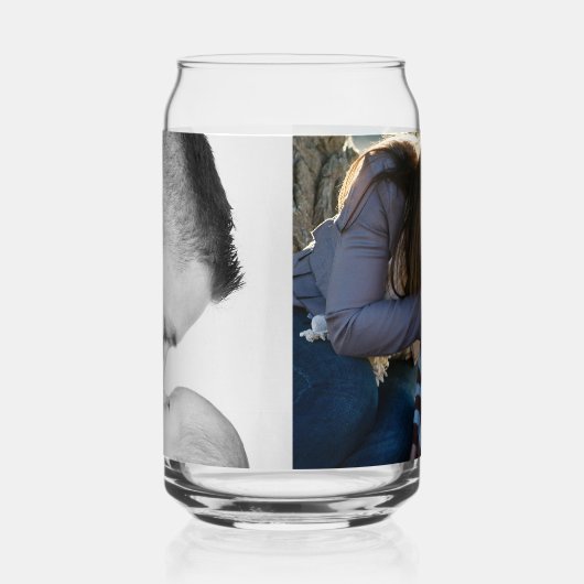 2 Photo Custom Double Sided  ガラス缶 (左)
