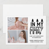 2 Photo In My Figiodic メリー Era Christmas シーズンカード (正面/裏面)