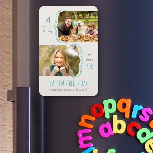2 Photo Mother's Day マグネット