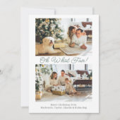 2 Photo Oh Whatおもしろいクリスマス シーズンカード (正面)