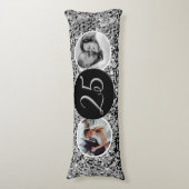 2 Photo Then And Now 結婚's Anniversary ボディピロー (正面縦)