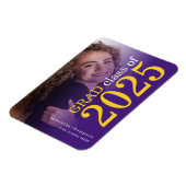 2 photo Yellow Purple 2023卒業発表 マグネット (左側)