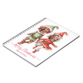 2 Photos Christmas elves  ノートブック (左側)