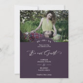 2 Photos Collage Minimalist Be our Guest セーブザデート (正面)