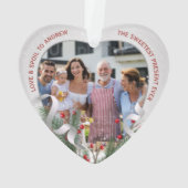 2 Photos New Grandparents Silver Frame  オーナメント (裏面)