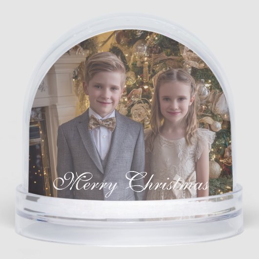 2 Photos Script Kids Dog Photo Fun Personalized  (正面)