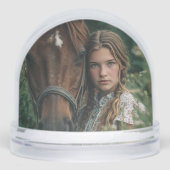 2 Photos Template Custom Horse Photo Equestrian (正面)