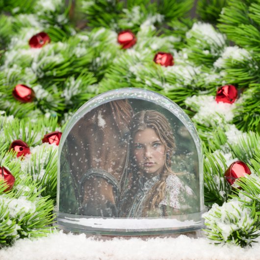 2 Photos Template Custom Horse Photo Equestrian (クリスマス)