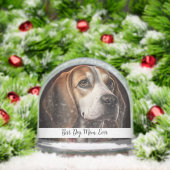 2 Picture Dog or Pet Your Text Here Snow Globes (クリスマス)