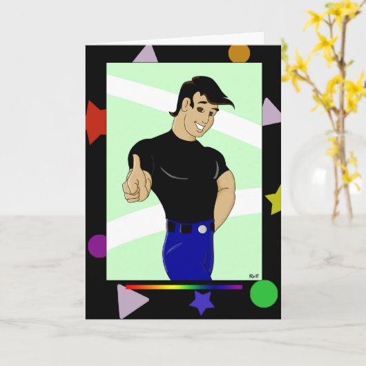 2 QT誕生日 カード (黄色い花)