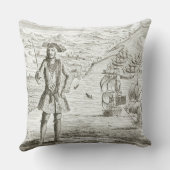 2 sとバーソロミュー・ロバーツ(1682-1722年)を監督して下さい クッション (裏面)