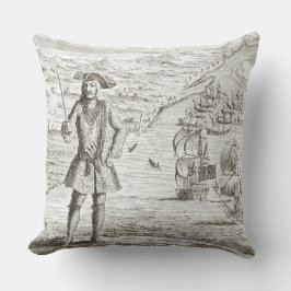 2 sとバーソロミュー・ロバーツ(1682-1722年)を監督して下さい クッション