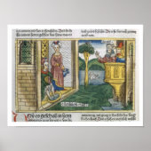 2 Samuel 11 1-5 David sees Bathsheba bathing, from ポスター (正面)