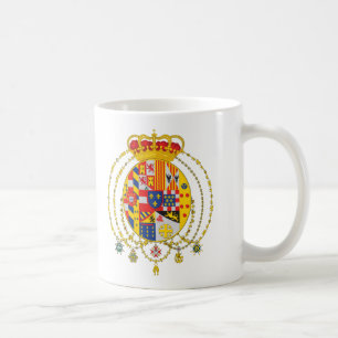 2 Siciliesの紋章付き外衣の王国 コーヒーマグカップ