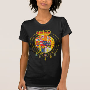 2 Siciliesの紋章付き外衣の王国 Tシャツ