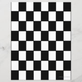 2-Sided B&W Checkerboard Scrapbook Page (裏面)