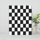 2-Sided B&W Checkerboard Scrapbook Page (スタンド正面)