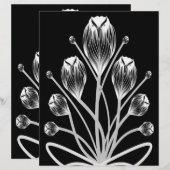 2-Sided B&W Tulip Owlsprey H&S Scrapbook Page (正面/裏面)