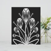 2-Sided B&W Tulip Owlsprey H&S Scrapbook Page (スタンド正面)