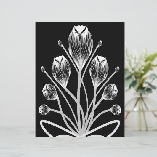 2-Sided B&W Tulip Owlsprey H&S Scrapbook Page (スタンド正面)