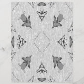 2-Sided Flying High in Lt Grayscale Scrapbook Page (裏面)