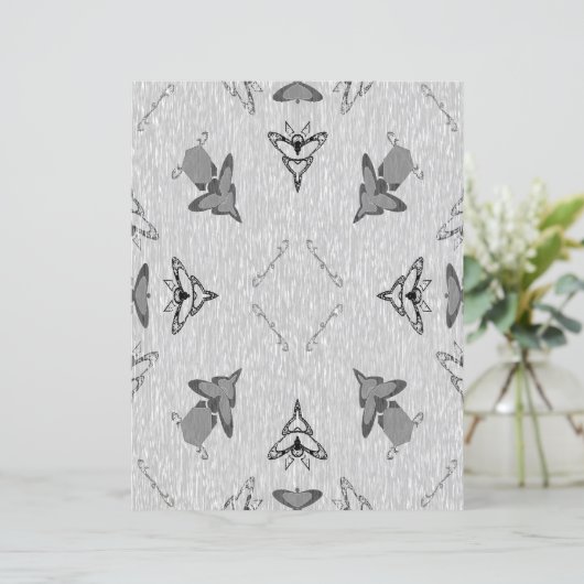 2-Sided Flying High in Lt Grayscale Scrapbook Page (スタンド正面)