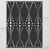 2-Sided Ley Lines B&W Scrapbook Page (裏面)