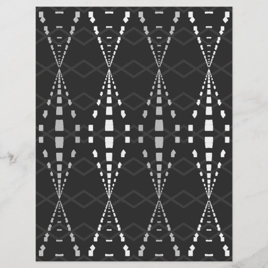 2-Sided Ley Lines B&W Scrapbook Page (正面)