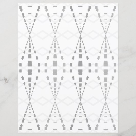 2-Sided Ley Lines Lt Grayscale Scrapbook Page (裏面)