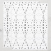 2-Sided Ley Lines Lt Grayscale Scrapbook Page (正面/裏面)