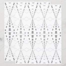 2-Sided Ley Lines Lt Grayscale Scrapbook Page