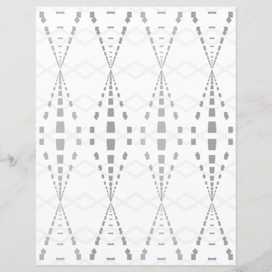 2-Sided Ley Lines Lt Grayscale Scrapbook Page (正面)