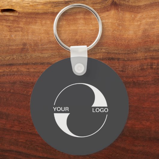 2 sided Logo, QR Code, Company,  Business website キーホルダー (正面)