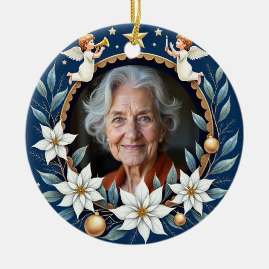 2 sided Memorial Christmas Heavenly Harmony  セラミックオーナメント (正面)